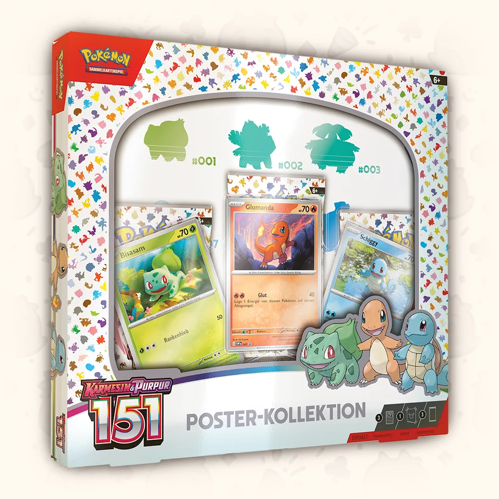 Pokémon TCG: Scarlet & Violet 151 - Poster Kollektion